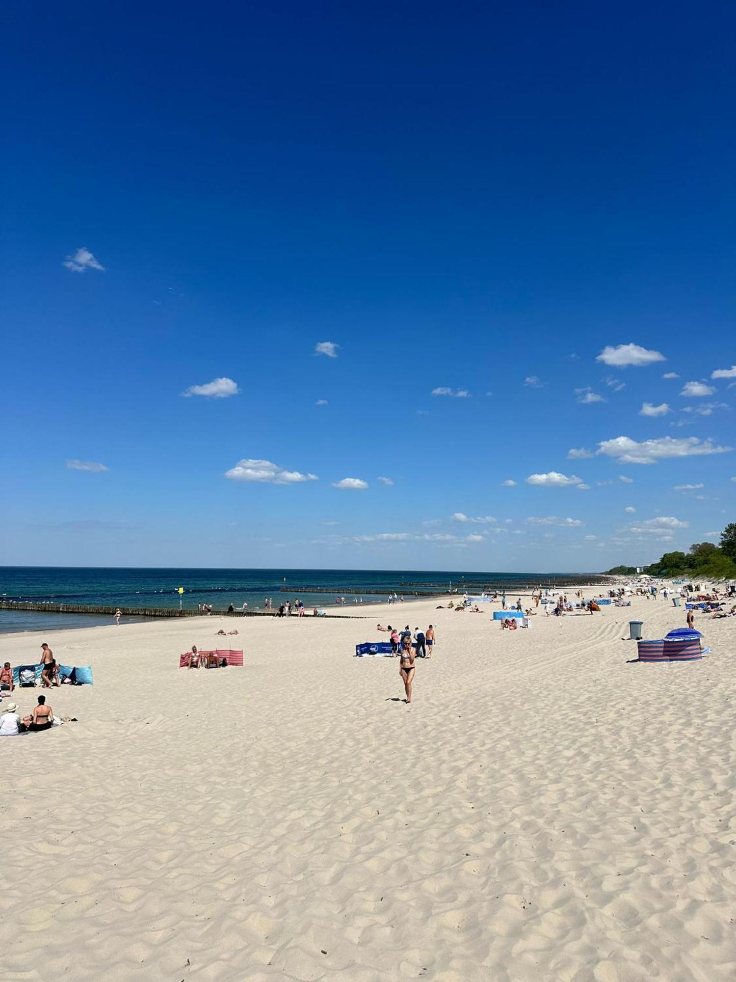 4summer White Blue Sauna & Fitness & Parking 100 Metrow Do Pieknej Szerokiej Piaszczystej Plazy, Wspanialy Widok Z Duzego Tarasu! 100 Meter Zu Einem Schoenen Breiten Sandstrand, Herrliche Aussicht Von Einer Grossen Terrasse! Apartment *